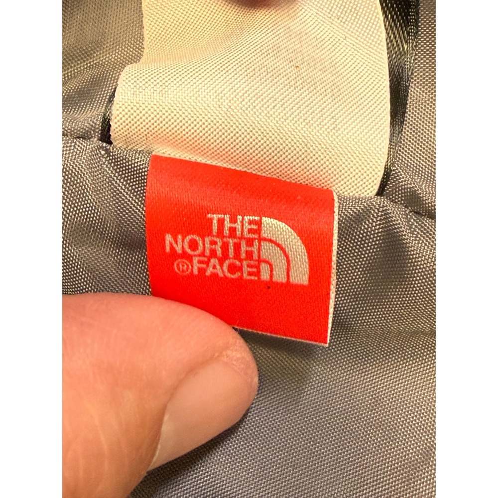 The North Face HyVent Rain Jacket Womens XL Blue Grey Colorblock Hooded Shell - Picture 10 of 14
